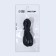 Shoes for shoes, steam, round, wax, d = 3 mm, 75 cm, black color
