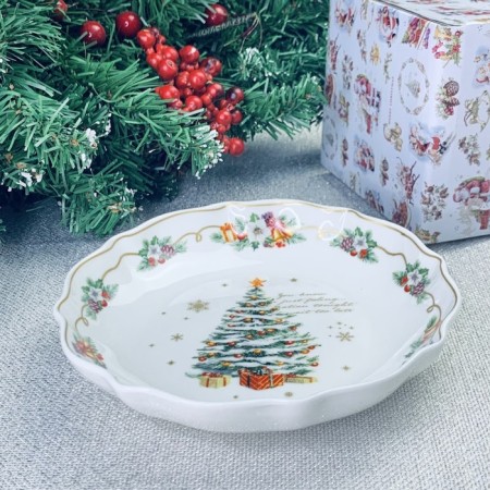 Lenardi dish, 15 cm, New Year print