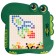 Magnetic tablet for drawing "dinosaurus", mosaic, 10 cards