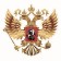 Sticker on the car "Emblem of Russia", type No. 1, gold, 150*150 mm