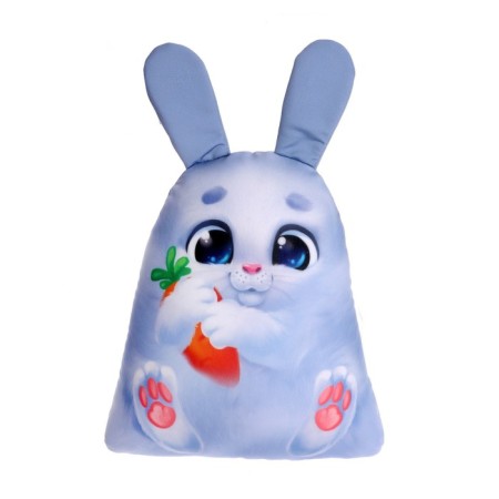 Antistress toy "Hare with carrots", 15x23 cm-2