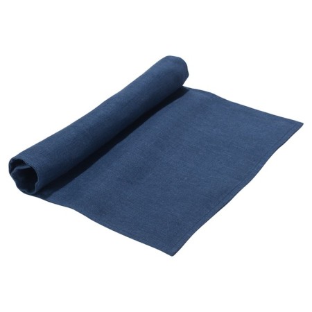 Napotle for devices made of erased linen in blue color Essential, size 35x45 cm-1