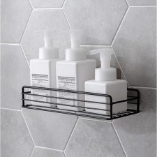 Shelf on Velcro Dolyan, 26.5 × 11 × 5 cm, black color
