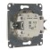 Glossa switch Sche GSL000361, 10 A, 1 key, hidden, aluminum color
