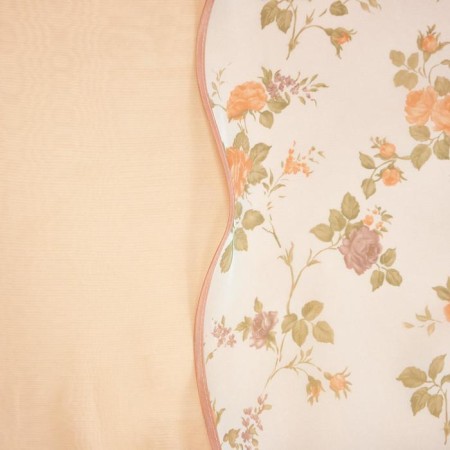 A set of curtains for the kitchen Witerra Byzantium 280x160cm, peach, right, PE100%-1