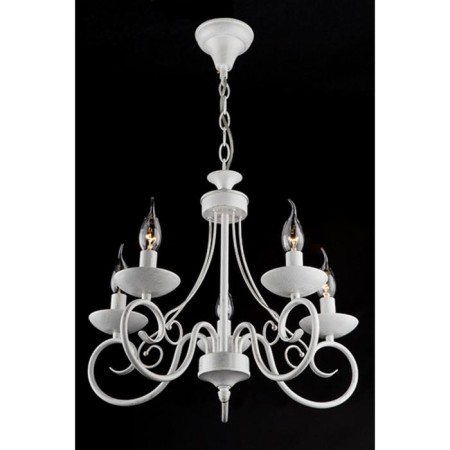 Provence chandelier, 5x40W E14, white color-3