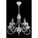 Provence chandelier, 5x40W E14, white color