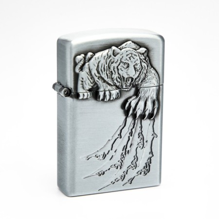 Gas lighter "Tiger", 5.1 x 3.2 x 1.3 cm
