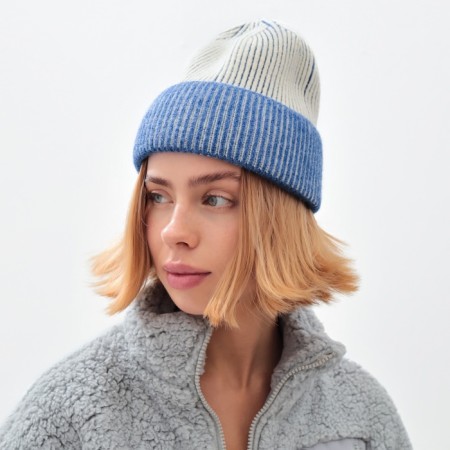 Women's hat minku, blue color, rr 56-58-1