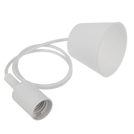 Cartridge E27 Silicone with a cord 1 m white rexant-2