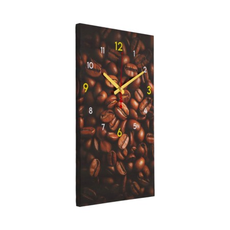 Carty clock wall-mounted interior "coffee meres", silent, 35 x 60 cm-3