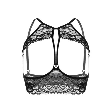 Erotic Brahlett Erolata Sandra with open breasts lace, black (50-52)-7