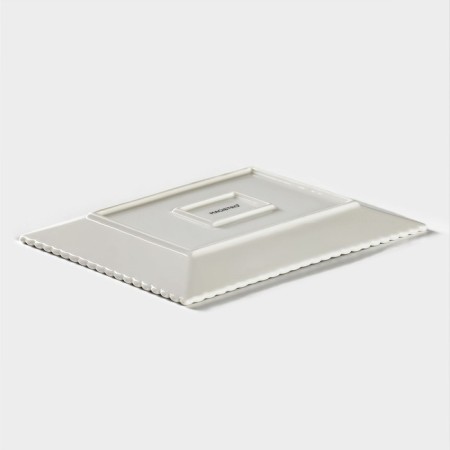 Porcelain dessert plate Magistro "Tandy", 20 × 16 cm, white color-2