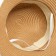 Hat for the girl Minaku "Bunny", brown color, river 52