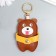 Trick to the leatherette to the pocket "Bear Bear" 9x5.7 cm
