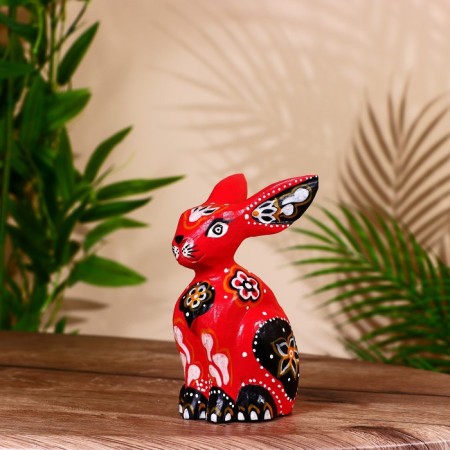 Souvenir "Rabbit" Albezia 10x6x16 cm-1