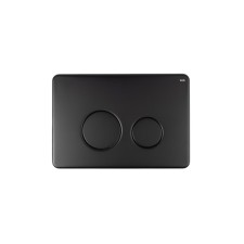 Клавиша смыва IDDIS Unisteel, 259х29,3х179 мм, универсальная, чёрная
