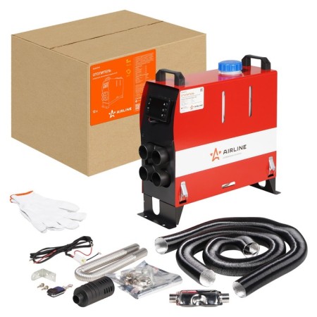 Autonomous Autonomous portable heater 12V 5000W Metal diesel. Corps (narrow)-1