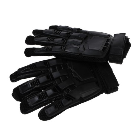 Motorcycle gloves with protective inserts, size L-3