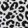 Terry Ethel "Leopard" Black, 50x90 cm, 100% cotton, 420 g/m2