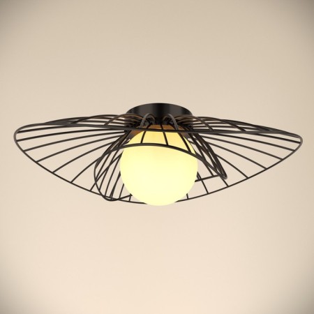 Lamp 2475/1 E27 40W Black 45x45x25 cm Bayerlux-10