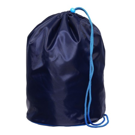 A bag for shoes and balls 360 x 220 mm, round bottom D 220 mm, calligrata (soft polyester, density 210 D), dark blue-2