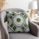 Decorative pillowcase 40x40 cm, circle Green, 100% cotton