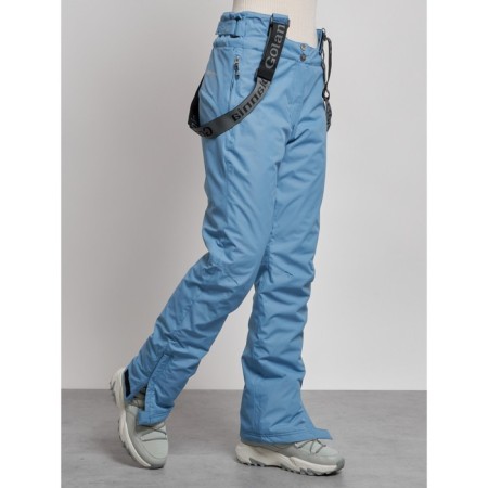 Semi -combinezone ski insulated female winter, size 48, blue color-5