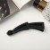 Hair banana "Classic" geometry, 10 cm, black