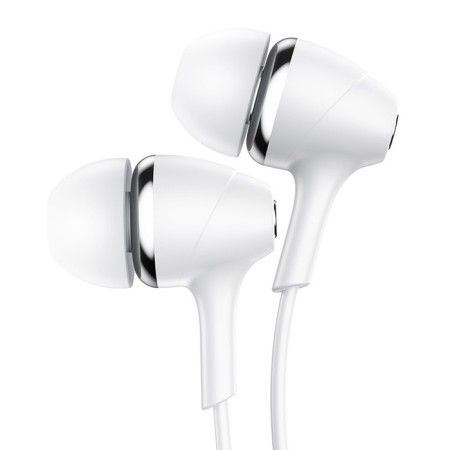 Hoco M76 headphones, wired, vacuum, microphone, jack 3.5 mm, 1.2 m, white-4