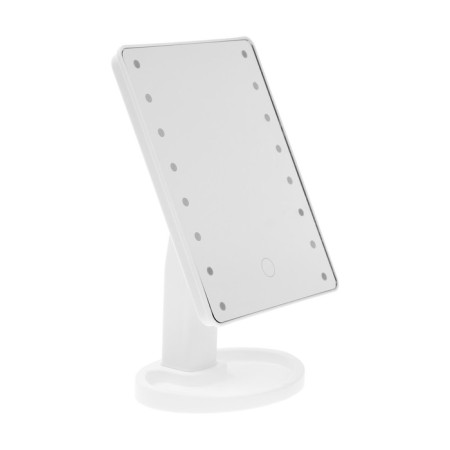 Luazon KZ-06 mirror, backlight, 26.5 x 16 x 12 cm, 16 diodes, sensory button, white-1