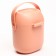 Container for storage of baby food 450 ml., With a spoon, color peach