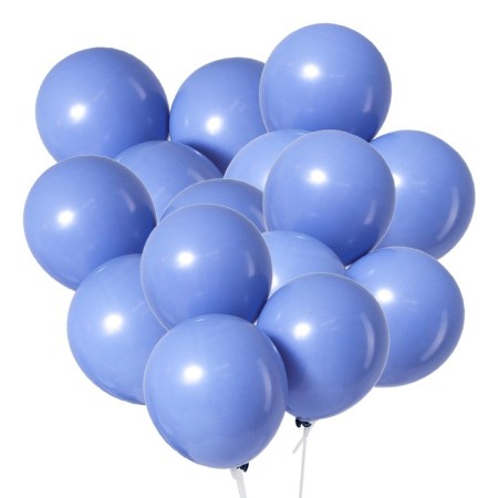 Latex ball 12 "Makarun", set of 100 pcs., Gray color-2