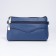 Bag Cross-Bodi with a zipper, blue color