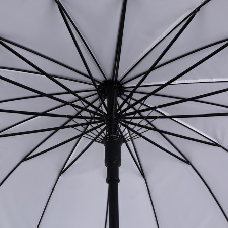 Umbrella - semi -automatic cane "plain", two -layer, 16 spokes, r = 52 cm, color mix-6