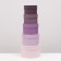 Set of round boxes 5 in 1 "lavender", 20 x 19 x 14 - 15 x 15 x 10 cm