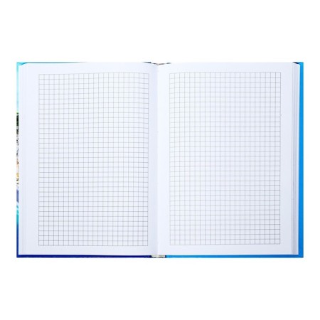 Business notebook A5 160 sheets in the Cage "Island of Dreams", solid cover, glossy lamination, mix-8