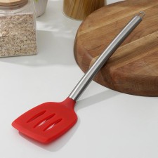 Shovels with slots of the redmonde shade, 33 cm, red color