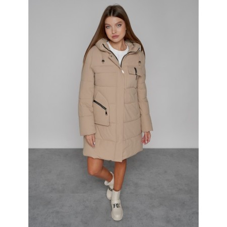 Coat insulated winter female, size 52-8