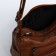 Love bag with lightning, brown color