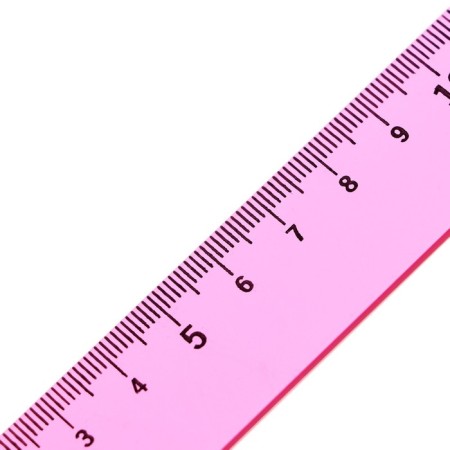 Drawing set 4 objects (ruler 15 cm, square 30 °/ 60 °, 10 cm; square 45 °/ 45 °, 8 cm; transporter 180 °, 9 cm), transparent pink-5