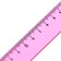 Drawing set 4 objects (ruler 15 cm, square 30 °/ 60 °, 10 cm; square 45 °/ 45 °, 8 cm; transporter 180 °, 9 cm), transparent pink