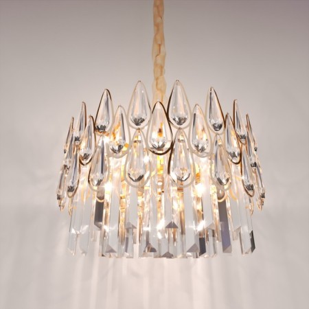 Chandelier 2472/9 E14 40W gold 40x40x60 cm Bayerlux-10