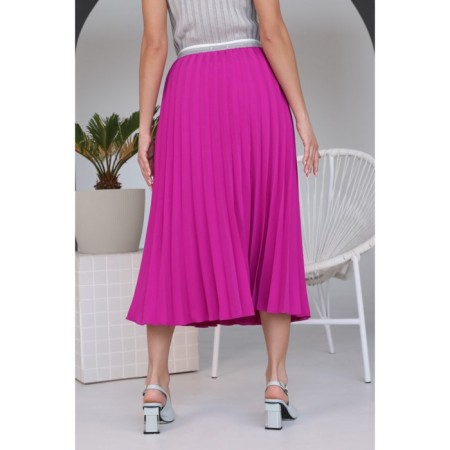 Female skirt, size 54, fuchsia color-7