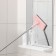 Oklotka with nozzle velor Dolyana, steel telescopic handle, silicone, 19 × 7 × 68 (112) cm, MIX color