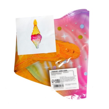 Foil ball 13 "Sparkling ice cream" with a valve-2