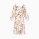 Women's dress with a cut Mist Plus-Size, size 56, beige color