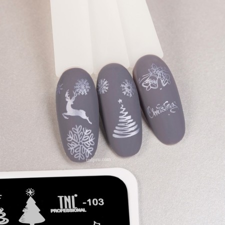 TNL Premium Christmas Tree Stamping Plastic-2