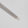 Metal file for nails, perforated, 15 cm, black color