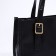 Bag Female Tout with zipper, black color